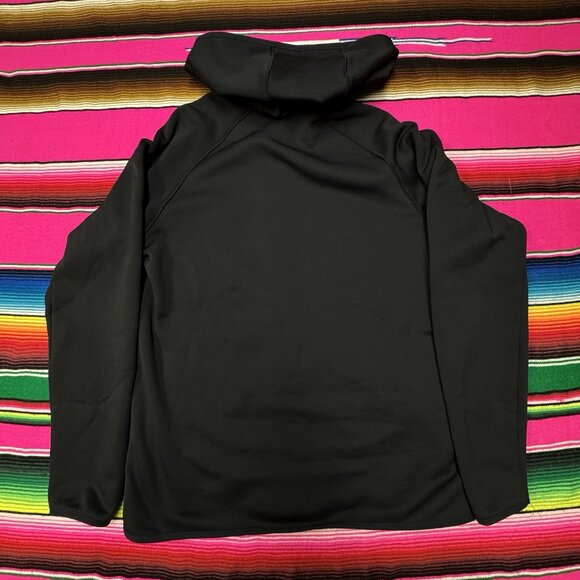 Eddie Bauer Hoodie Men L Black Full Ascent Outpace Flex Fleece Full-Zip Sweater - Picture 2 of 6